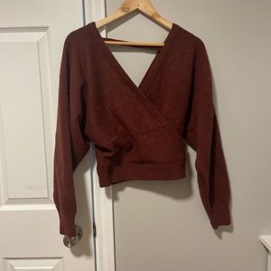 Burgundy Pecos Princess Sweater